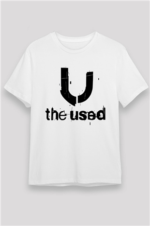 The Used Beyaz Unisex Tişört T-Shirt - TişörtFabrikası