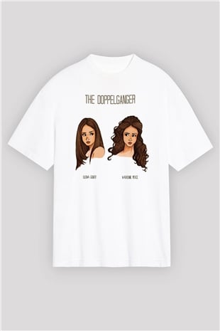 The Vampire Diaries Beyaz Unisex Oversize Tişört T-Shirt
