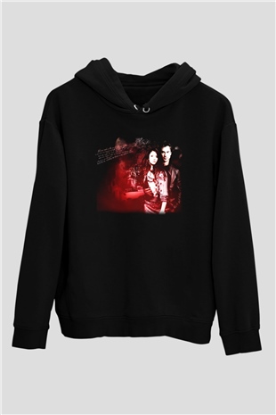 The Vampire Diaries Siyah Unisex Hoodie