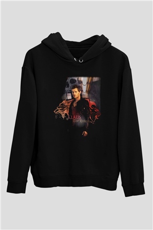 The Vampire Diaries Siyah Unisex Hoodie