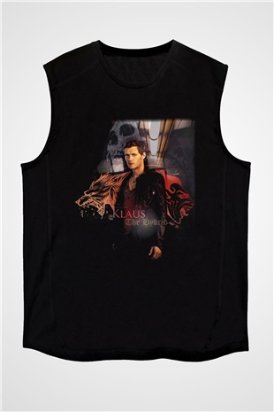 The Vampire Diaries Siyah Unisex Kolsuz Tişört