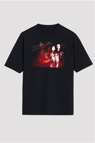 The Vampire Diaries Siyah Unisex Oversize Tişört T-Shirt