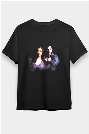 The Vampire Diaries Siyah Unisex Tişört T-Shirt