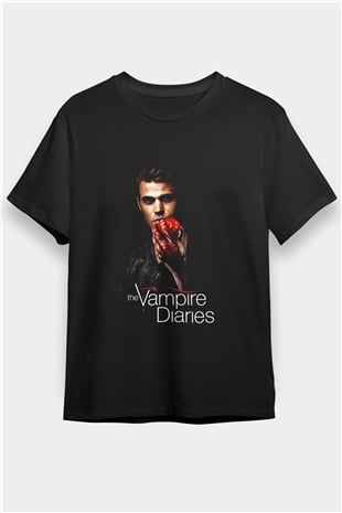 The Vampire Diaries Siyah Unisex Tişört T-Shirt