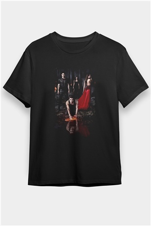 The Vampire Diaries Siyah Unisex Tişört T-Shirt