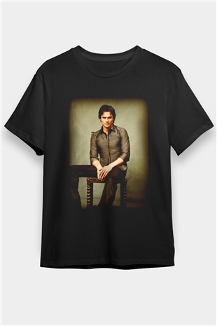 The Vampire Diaries Siyah Unisex Tişört T-Shirt