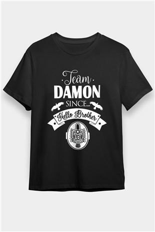 The Vampire Diaries Siyah Unisex Tişört T-Shirt