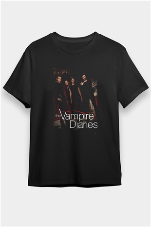 The Vampire Diaries Siyah Unisex Tişört T-Shirt