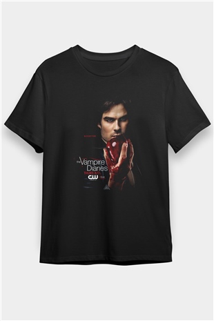 The Vampire Diaries Siyah Unisex Tişört T-Shirt