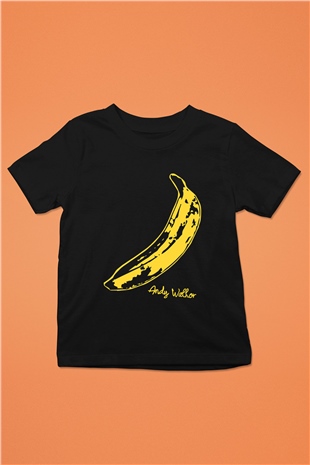 The Velvet Underground Baskılı Siyah Unisex Çocuk Tişört