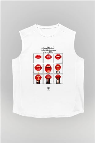 The Velvet Underground Beyaz Unisex Kolsuz Tişört