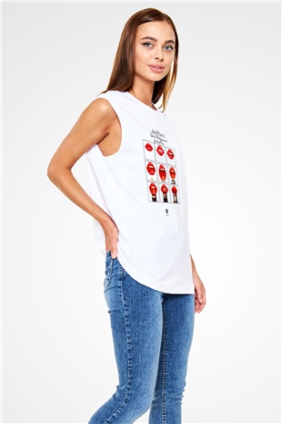 The Velvet Underground Beyaz Unisex Kolsuz Tişört