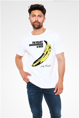 The Velvet Underground Beyaz Unisex Tişört T-Shirt - TişörtFabrikası