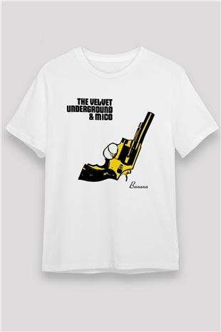 The Velvet Underground Beyaz Unisex Tişört T-Shirt - TişörtFabrikası