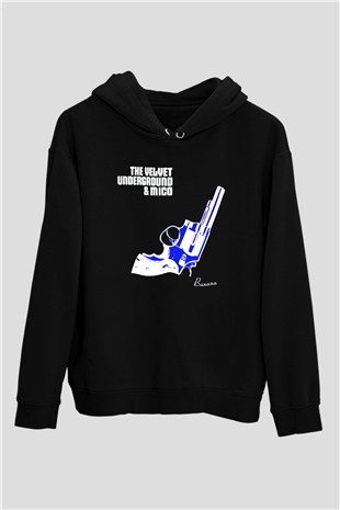 The Velvet Underground Siyah Unisex Hoodie