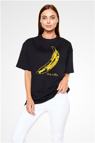 The Velvet Underground Siyah Unisex Oversize Tişört T-Shirt