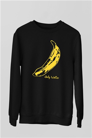 The Velvet Underground Siyah Unisex Sweatshirt