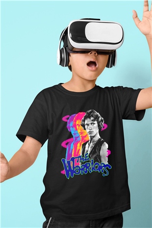 The Warriors Siyah Unisex  Çocuk Tişört
