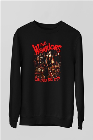 The Warriors Siyah Unisex  Sweatshirt