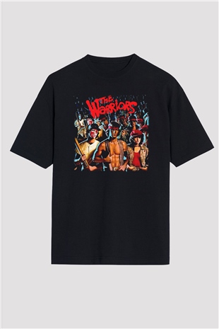The Warriors Siyah Oversize Tişört