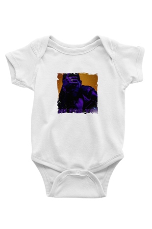 The Weeknd Baskılı Unisex Beyaz Bebek Body - Zıbın