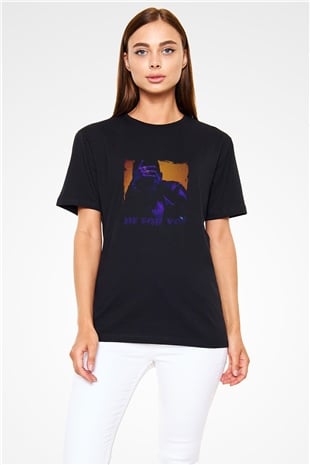 The Weeknd Baskılı Unisex Siyah Tişört