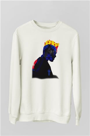 The Weeknd Beyaz Unisex Sweatshirt