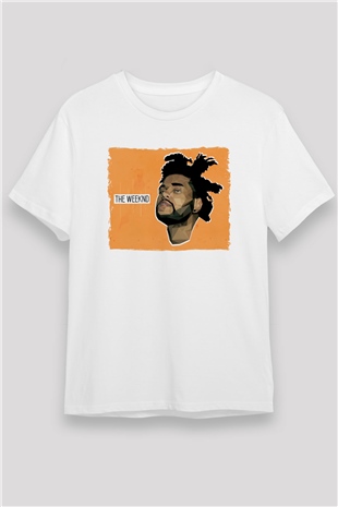 The Weeknd Beyaz Unisex Tişört T-Shirt - TişörtFabrikası