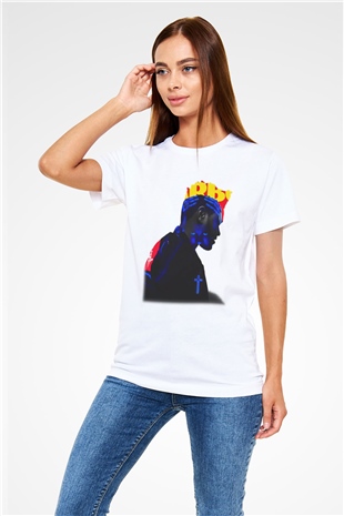 The Weeknd Beyaz Unisex Tişört T-Shirt - TişörtFabrikası