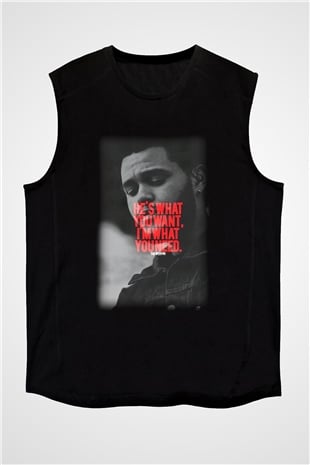 The Weeknd Siyah Unisex Kolsuz Tişört