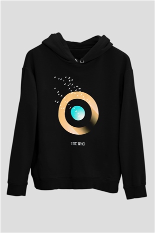 The Who Siyah Unisex Hoodie
