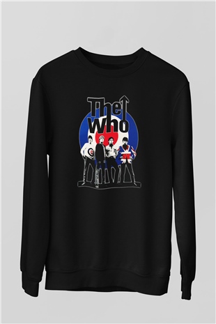 The Who Siyah Unisex Sweatshirt
