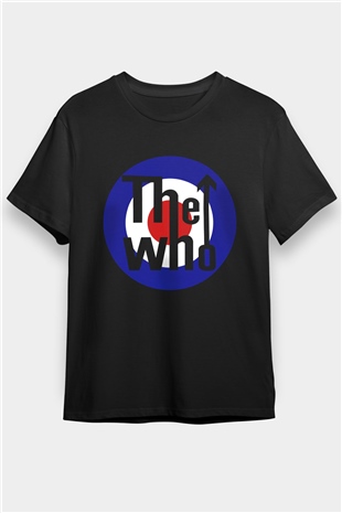 The Who Siyah Unisex Tişört T-Shirt - TişörtFabrikası