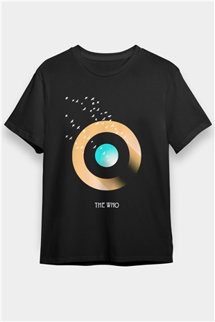 The Who Siyah Unisex Tişört T-Shirt - TişörtFabrikası