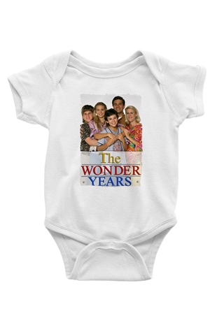 The Wonder Years Beyaz Bebek Body - Zıbın