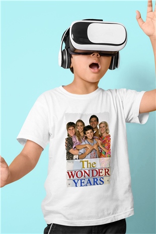 The Wonder Years Beyaz Unisex  Çocuk Tişört