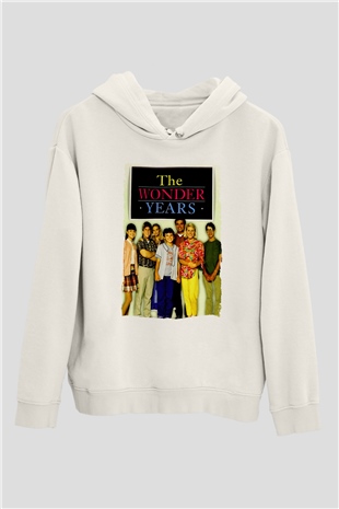 The Wonder Years Beyaz Unisex Hoodie