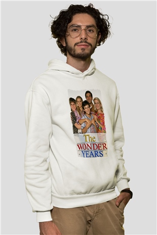 The Wonder Years Beyaz Unisex Hoodie