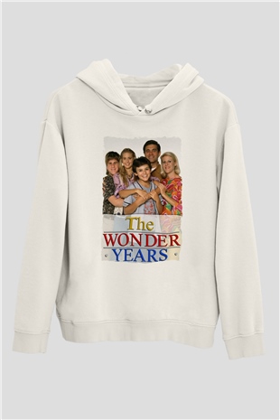 The Wonder Years Beyaz Unisex Hoodie
