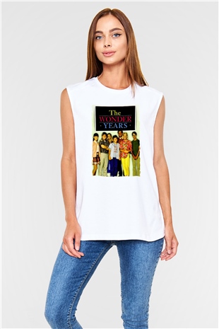 The Wonder Years Beyaz Unisex  Kolsuz Tişört