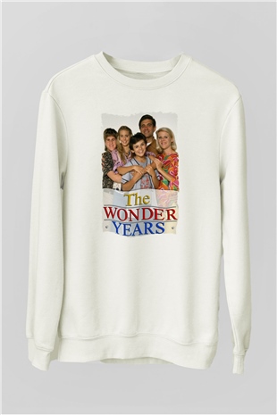 The Wonder Years Beyaz Unisex  Sweatshirt