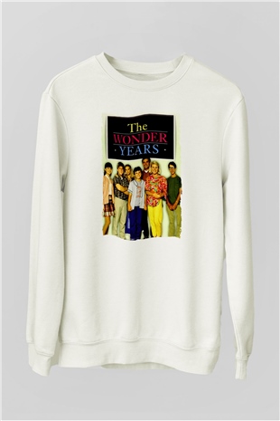 The Wonder Years Beyaz Unisex  Sweatshirt