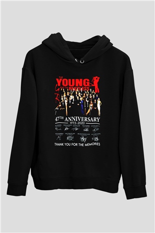 The Young and the Restless Siyah Unisex Hoodie