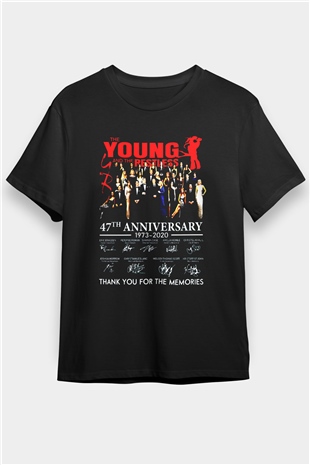 The Young and the Restless Siyah Unisex Tişört