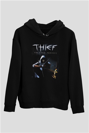Thief Siyah Unisex Hoodie