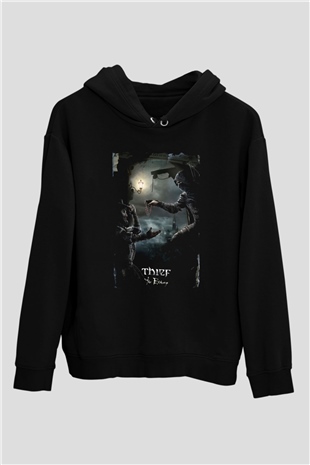 Thief Siyah Unisex Hoodie