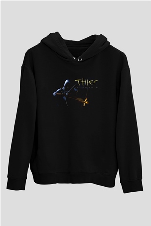 Thief Siyah Unisex Hoodie