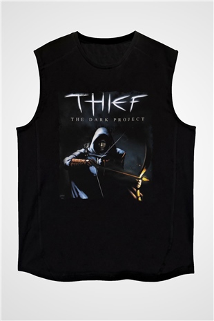Thief Siyah Unisex Kolsuz Tişört