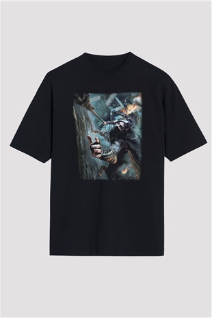 Thief Siyah Unisex Oversize Tişört T-Shirt