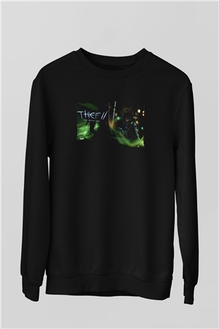 Thief Siyah Unisex Sweatshirt
